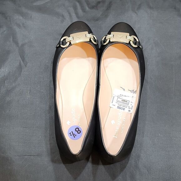 BRAND NEW PHOEBE FLAT IN BLACK LEATHER - Picture 10 of 16